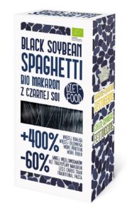MAKARON PROTEINOWY (Z CZARNEJ SOI) SPAGHETTI BEZGLUTENOWY BIO 200 g - DIET-FOOD