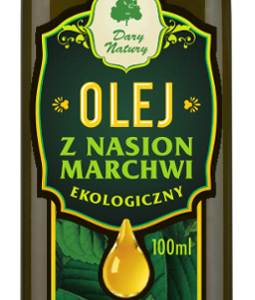 OLEJ Z NASION MARCHWI TŁOCZONY NA ZIMNO BIO 100 ml - DARY NATURY