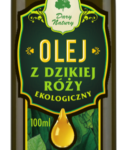 OLEJ Z PESTEK DZIKIEJ RÓŻY TŁOCZONY NA ZIMNO BIO 100 ml - DARY NATURY