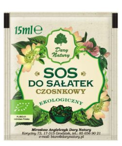 SOS SAŁATKOWY CZOSNKOWY BIO 15 ml - DARY NATURY