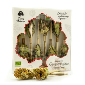 HERBATKA NA PATYKU ROZGRZEWAJĄCA BIO (8 x 2,5 g) 20 g - DARY NATURY