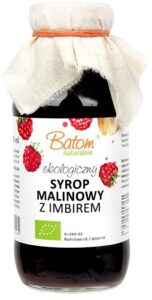 SYROP MALINOWY Z IMBIREM BIO 330 ml - BATOM