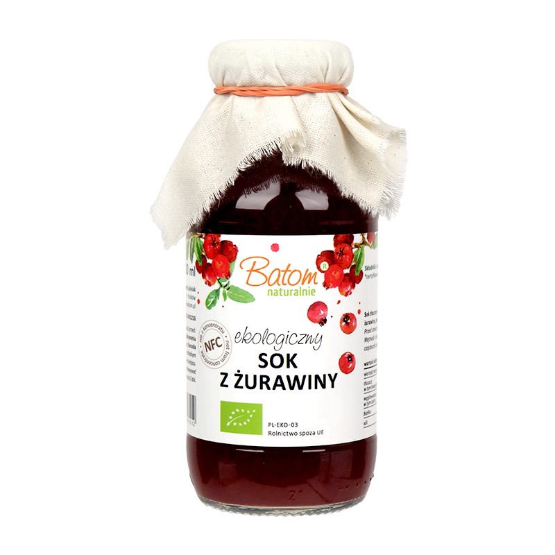 SOK Z ŻURAWINY NFC BIO 330 ml - BATOM