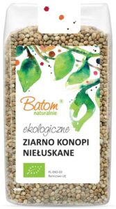 NASIONA KONOPI NIEŁUSKANE BIO 250 g - BATOM
