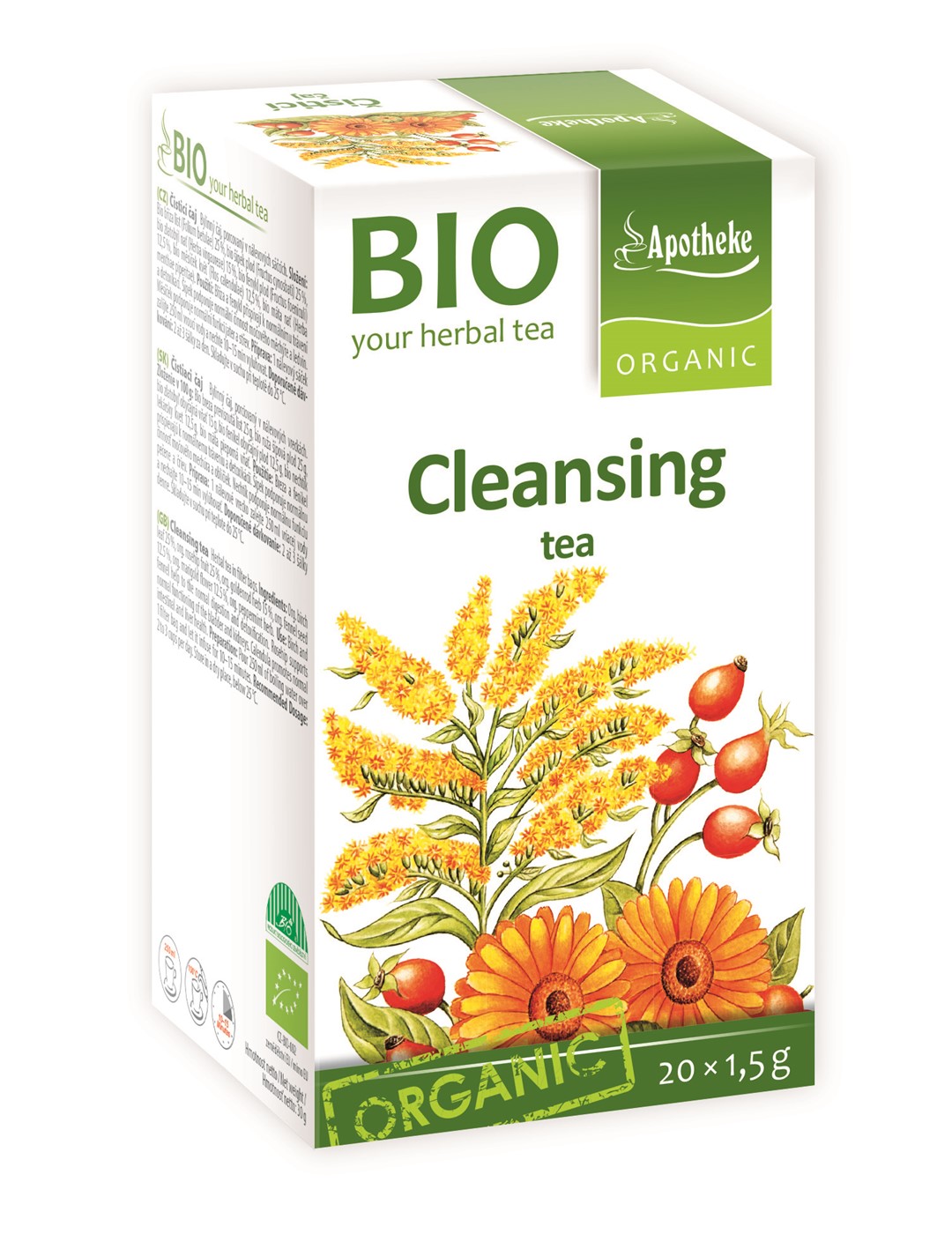 HERBATKA OCZYSZCZAJĄCA BIO (20 x 1,5 g) 30 g - APOTHEKE