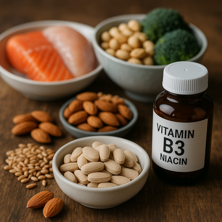Witamina B3 niacyna zdrowie źródła i suplementacja