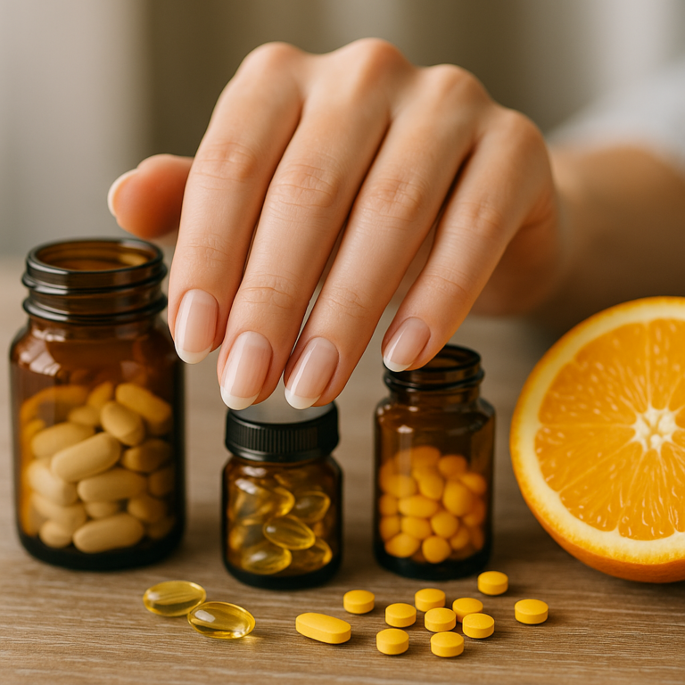 Witaminy na zdrowe paznokcie: biotyna, E i C