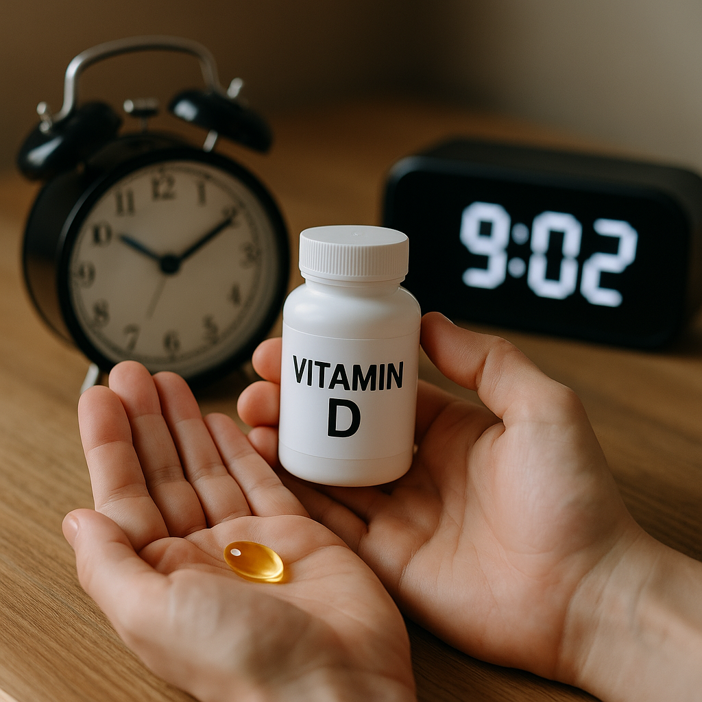Kiedy przyjmować witaminę D rano czy wieczorem
