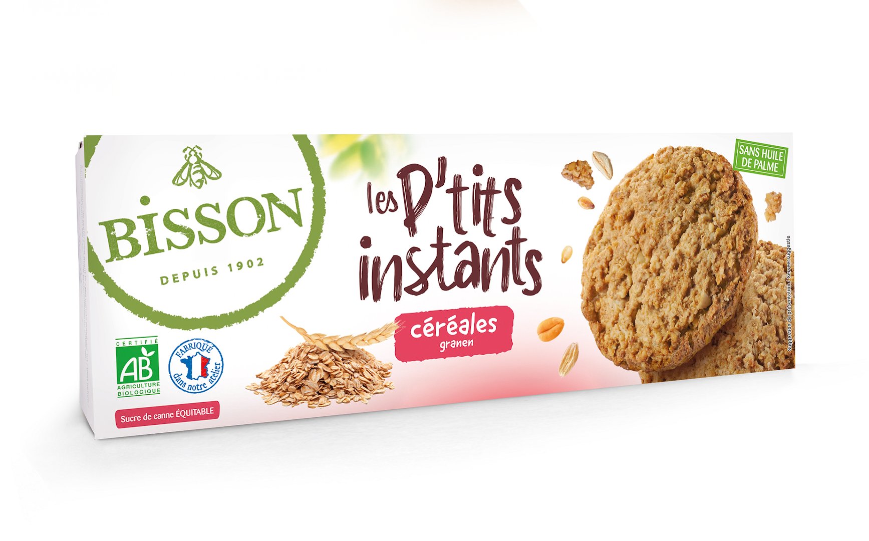 CIASTKA ZBOŻOWE Z SEZAMEM BIO 150 g - BISSON