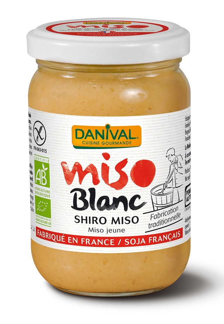 MISO SHIRO BIAŁE (PASTA Z RYŻU I SOI) BIO 200 g - DANIVAL