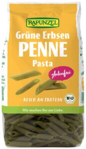 MAKARON PROTEINOWY (Z GROSZKU ZIELONEGO) PENNE BEZGLUTENOWY BIO 300 g - RAPUNZEL