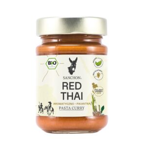 PASTA CURRY RED THAI BEZGLUTENOWA BIO 190 g - SANCHON