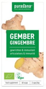 IMBIR BIO (250 mg) 60 KAPSUŁEK - PURASANA