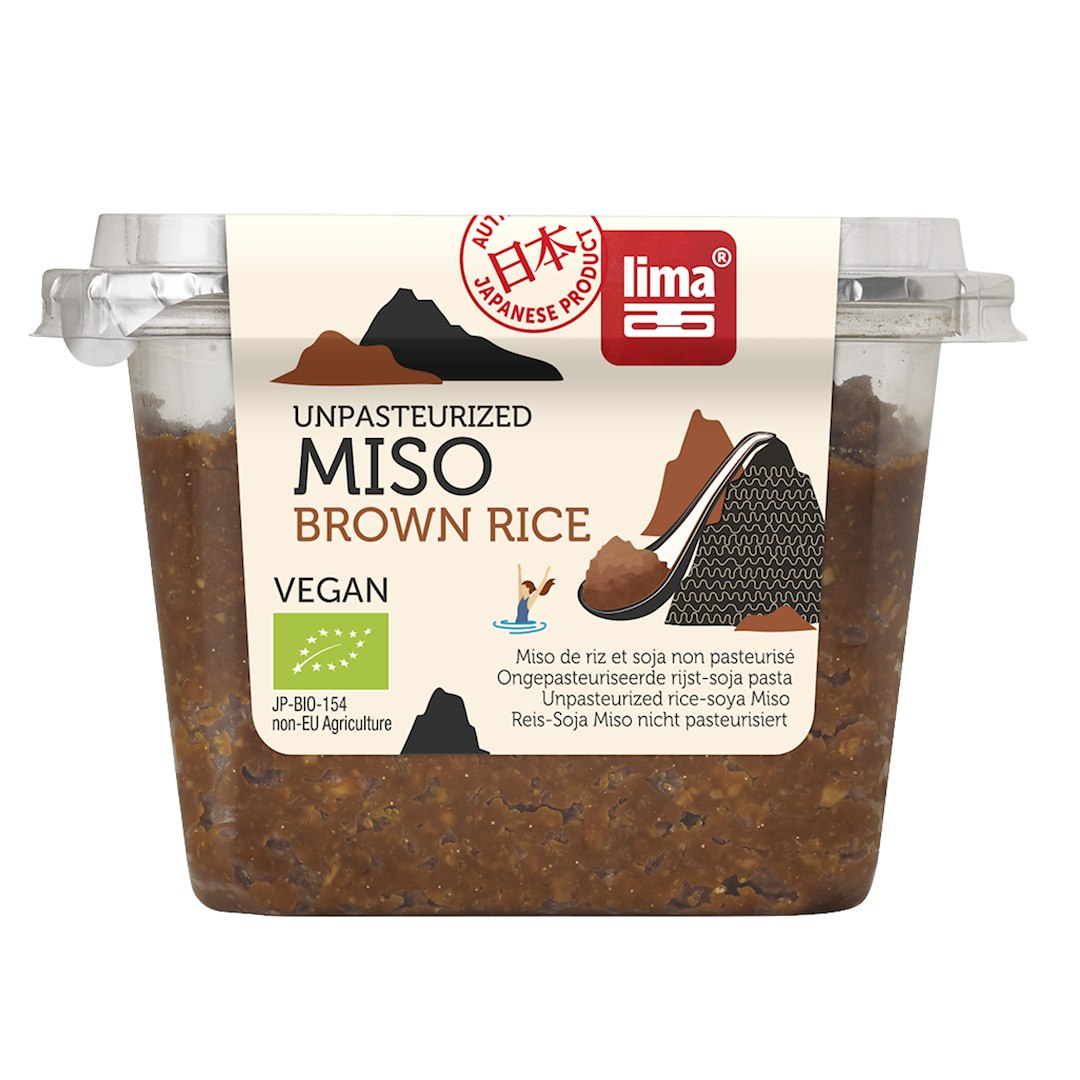MISO BROWN RICE (PASTA Z SOI I RYŻU BRĄZOWEGO) BIO 300 g - LIMA