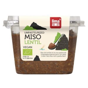 MISO LENTIL (PASTA Z SOCZEWICY I RYŻU) BIO 300 g - LIMA