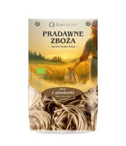 MAKARON (Z PŁASKURKI) GNIAZDA TAGLIATELLE BIO 250 g - BARTOLINI (PRADAWNE ZBOŻA)