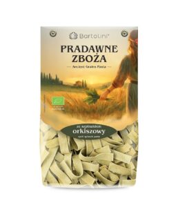 MAKARON (ORKISZOWY SZPINAKOWY) WSTĄŻKI BIO 250 g - BARTOLINI (PRADAWNE ZBOŻA)