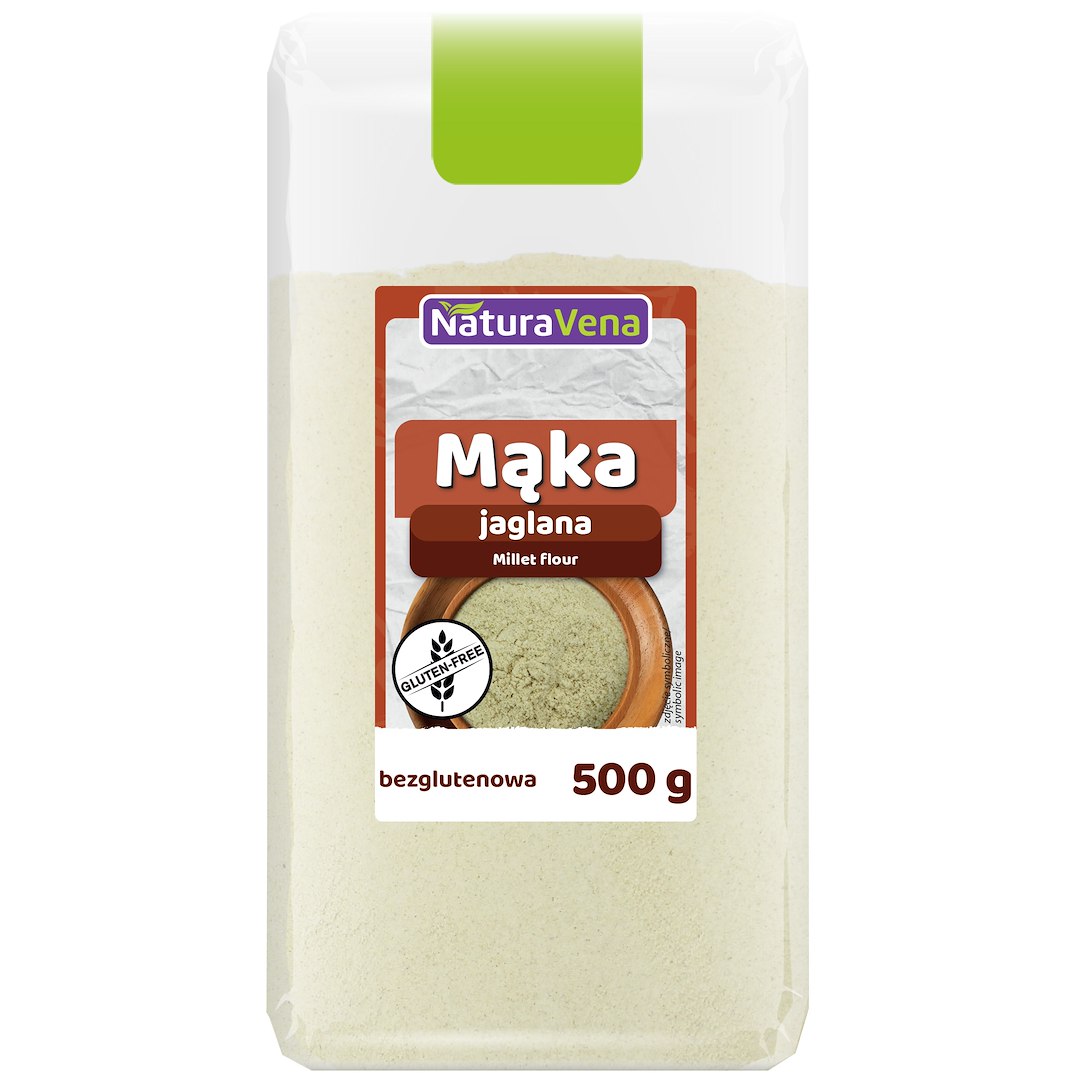 MĄKA JAGLANA BEZGLUTENOWA 500 g - NATURAVENA