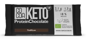 CZEKOLADA PROTEINOWA O SMAKU TIRAMISU KETO BIO 40 g - COCOA