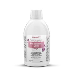 SUPLEMENT DIETY KWAS HIALURONOWY W PŁYNIE BEZGLUTENOWY 500 ml - PHARMOVIT