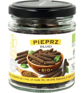 PIEPRZ DŁUGI BEZGLUTENOWY BIO 75 g - PIĘĆ PRZEMIAN