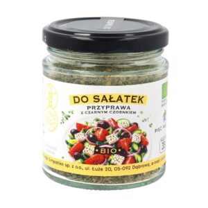 PRYPRAWA DO SAŁATEK Z CZARNYM CZOSNKIEM BEZGLUTENOWA BIO 35 g - PIĘĆ PRZEMIAN
