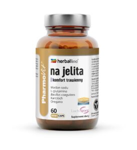 KAPSUŁKI NA JELITA I KOMFORT TRAWIENNY BEZGLUTENOWE 60 szt. - PHARMOVIT (HERBALLINE)