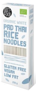 MAKARON (RYŻOWY) NOODLE PAD THAI BEZGLUTENOWY BIO 250 g - DIET-FOOD