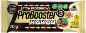 BATON PROTEINOWY KAKAOWY PROBOOSTER BEZGLUTENOWY 70 g - ZMIANY ZMIANY