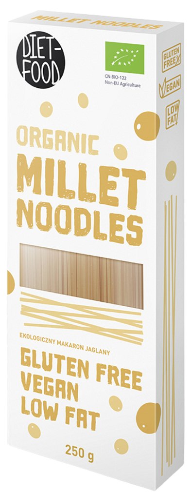MAKARON (JAGLANY) NOODLE BIO 250 g - DIET-FOOD