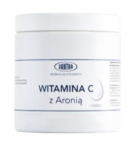 WITAMINA C Z ARONIĄ W PROSZKU (1000 mg) 500 g - JANTAR