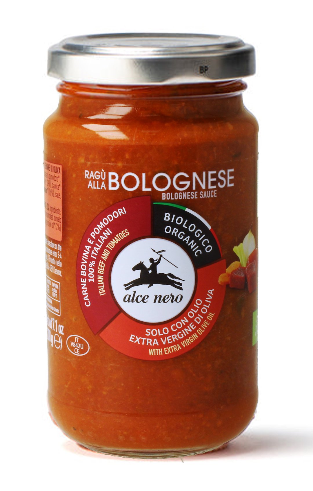 SOS POMIDOROWY Z WOŁOWINĄ BIO 200 g - ALCE NERO