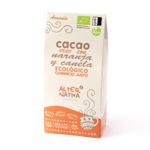 KAKAO Z POMARAŃCZĄ I CYNAMONEM BEZ DODATKU CUKRÓW BEZGLUTENOWE BIO 125 g - ALTERNATIVA3