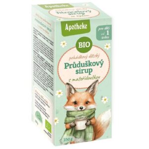 SYROP DLA DZIECI Z TYMIANKU I DZIKIEJ RÓŻY OD 1 ROKU BIO 250 g - APOTHEKE