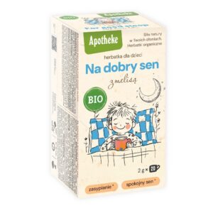 HERBATKA DLA DZIECI NA SEN Z MELISĄ BIO (20 x 2 g) 40 g - APOTHEKE