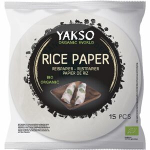 PAPIER RYŻOWY BEZGLUTENOWY BIO (15 szt.) 150 g - YAKSO
