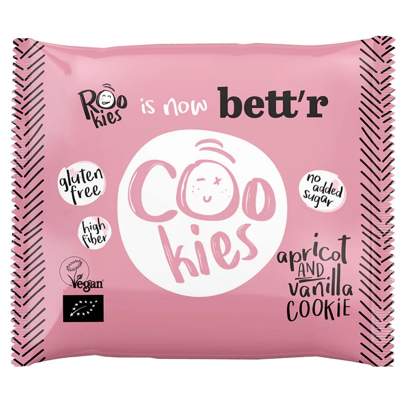 CIASTKO Z MORELĄ I WANILIĄ BEZ DODATKU CUKRÓW BEZGLUTENOWE BIO 40 g - BETT'R
