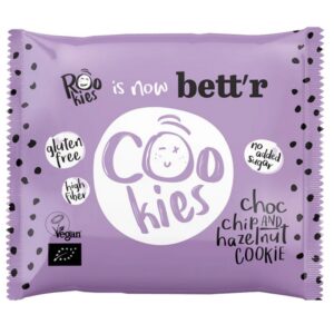 CIASTKO Z CZEKOLADĄ I ORZECHAMI LASKOWYMI BEZ DODATKU CUKRÓW BEZGLUTENOWE BIO 40 g - BETT'R