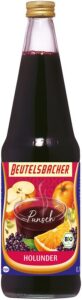 GRZANIEC BEZALKOHOLOWY POMARAŃCZA - CZARNY BEZ BIO 700 ml - BEUTELSBACHER (PRODUKT SEZONOWY)