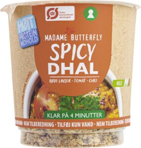 DANIE BŁYSKAWICZNE PROTEINOWE DAL PIKANTNY BIO 60 g - MADAME BUTTERFLY