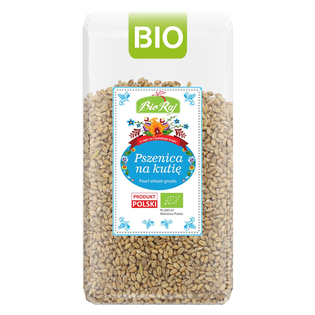 PSZENICA NA KUTIĘ BIO (POLSKA) 500 g - BIO RAJ (PRODUKT SEZONOWY)