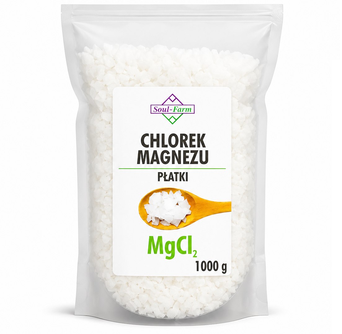 CHLOREK MAGNEZU PŁATKI 1 kg - SOUL FARM