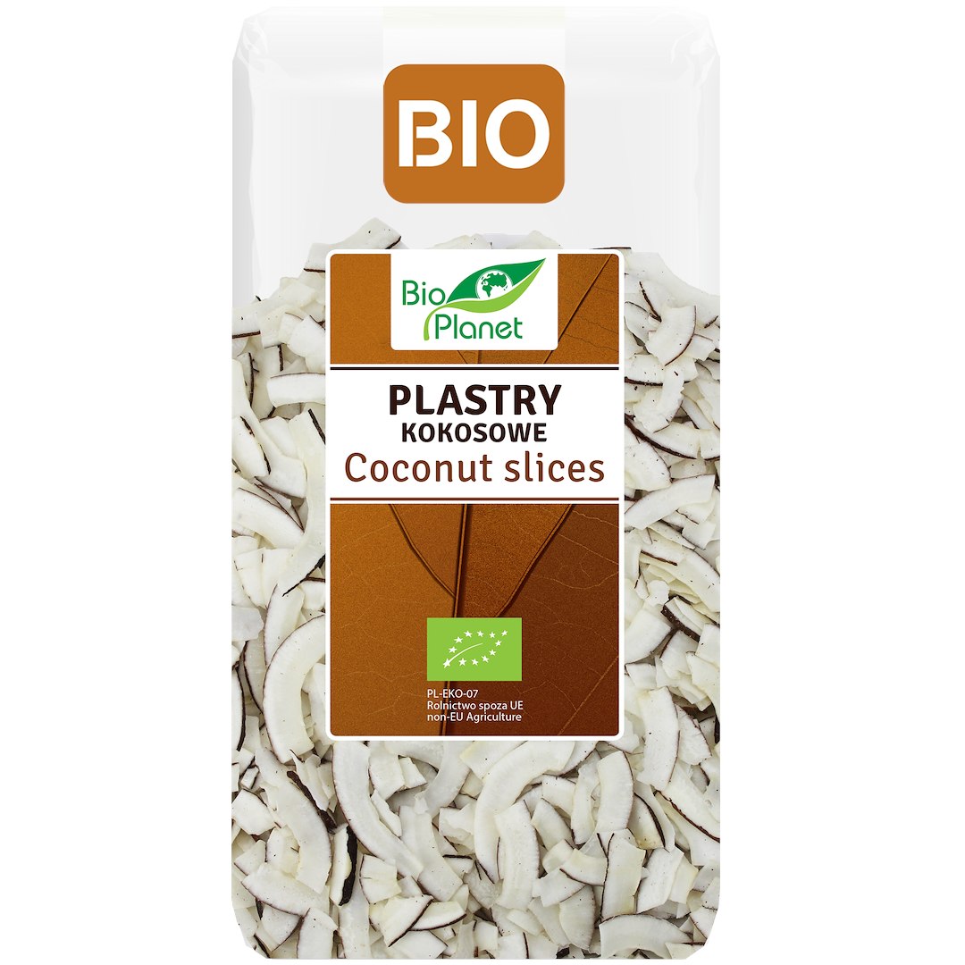 PLASTRY KOKOSOWE BIO 400 g - BIO PLANET