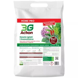 NAWÓZ DO ROŚLIN IGLASTYCH 4w1 ECO 9 kg - 3G ACTION