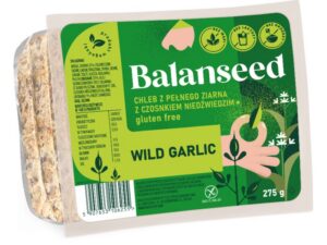 CHLEB Z PEŁNEGO ZIARNA Z CZOSNKIEM NIEDŹWIEDZIM KROJONY BEZGLUTENOWY 275 g - BALVITEN