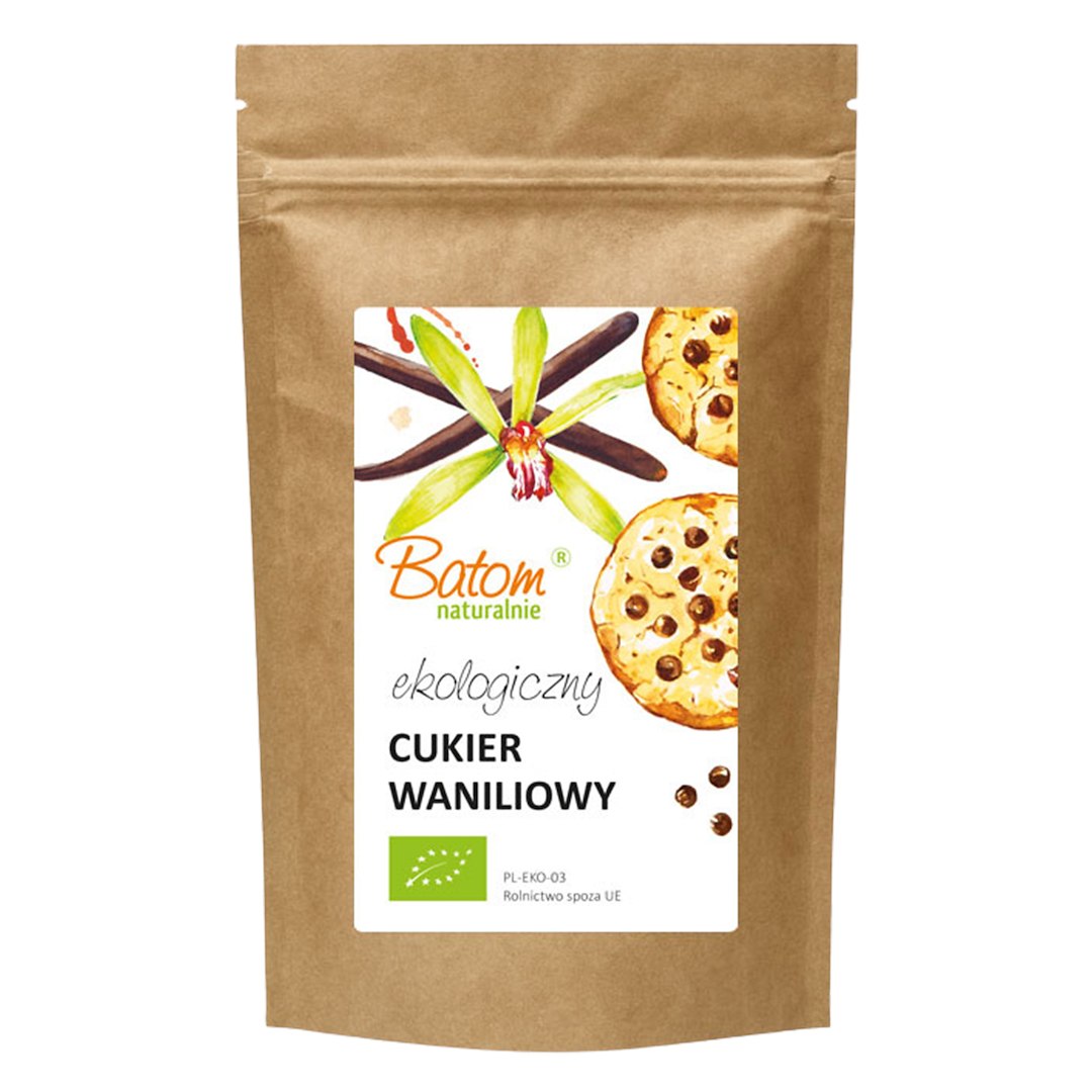 CUKIER WANILIOWY BIO 100 g - BATOM