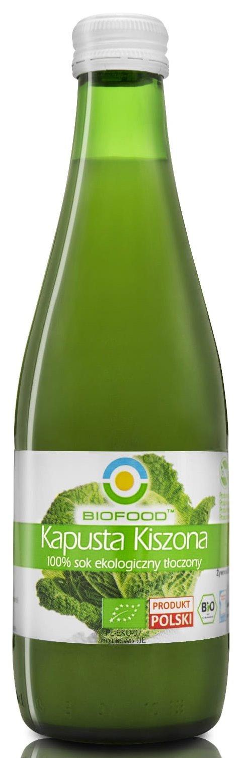 SOK Z KAPUSTY KISZONEJ NFC BEZGLUTENOWY BIO 300 ml - BIOFOOD