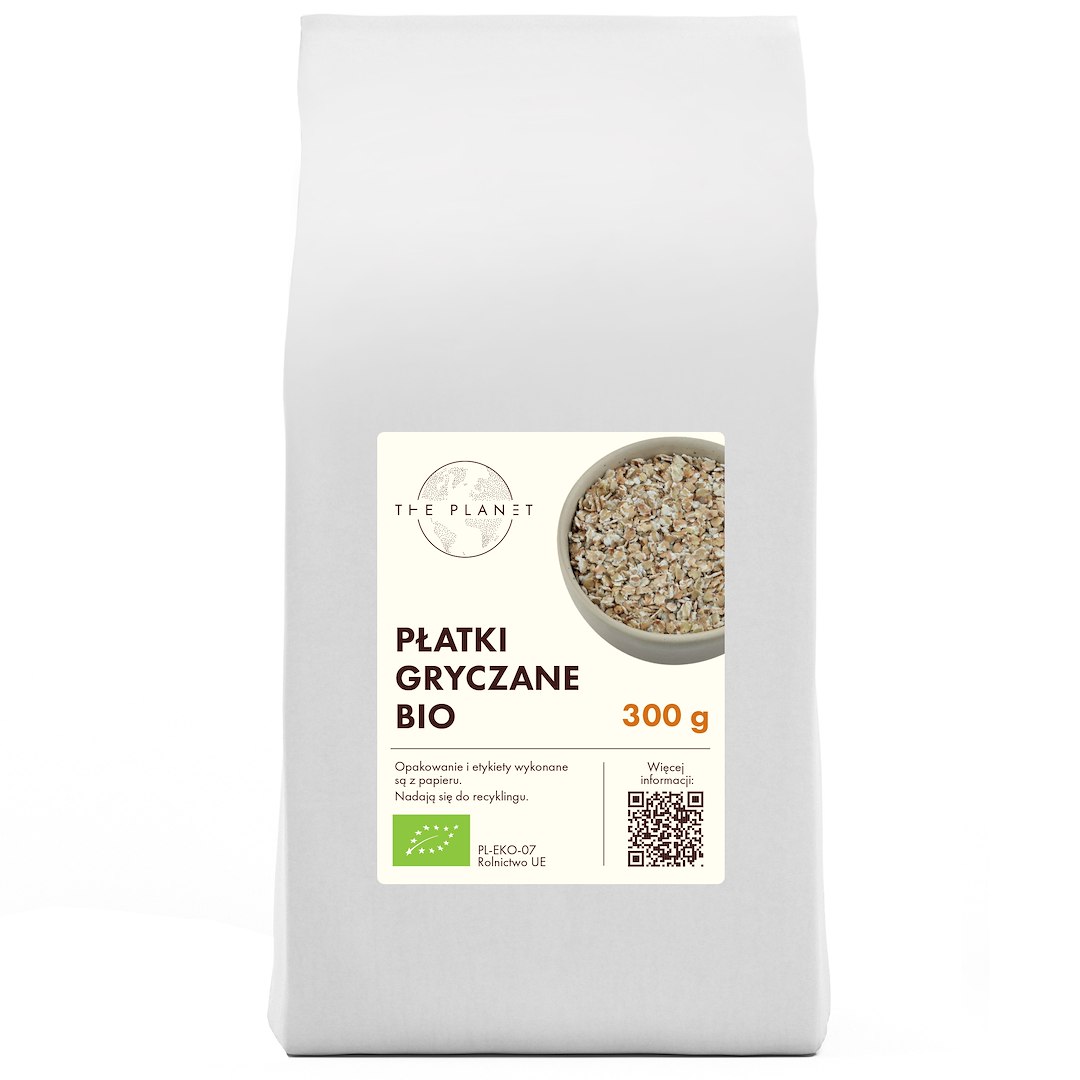 PŁATKI GRYCZANE BIO 300 g - THE PLANET