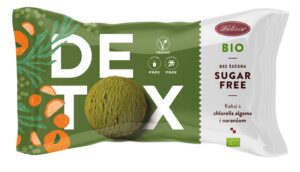 CIASTKA Z CHLORELLĄ I SKÓRKĄ POMARAŃCZY DETOX BEZ CUKRU BIO (2 szt.) 34 g - DELICIA
