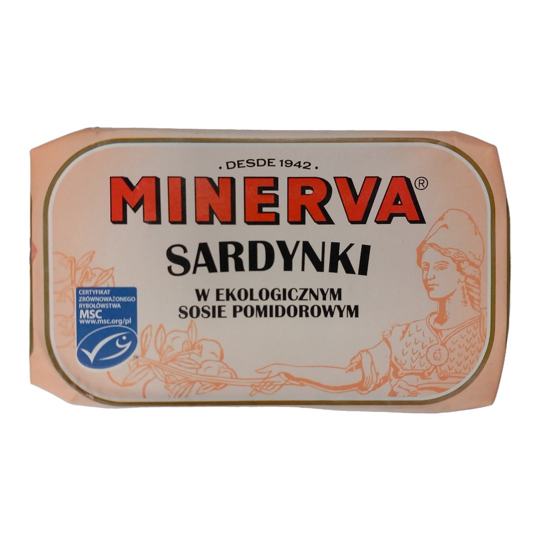 SARDYNKI MSC W BIO SOSIE POMIDOROWYM 120 g - MINERVA
